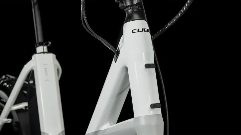 Cube Compact Hybrid 500 Bosch Electric Bike Grey White -5